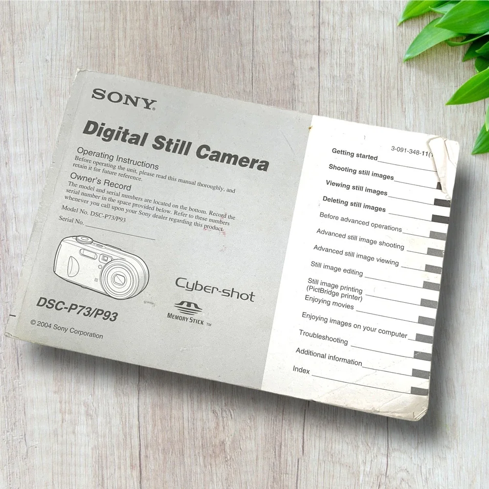 Sony Cyber-shot DSC-P73 4.1MP Digital Camera 3x Zoom Tested 128MB Card Case